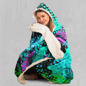 Electric Avenue Hooded Blanket