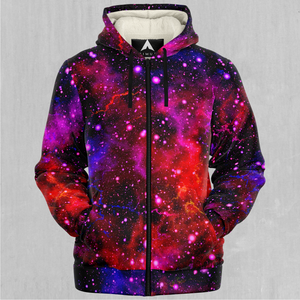 Electric Galaxy Sherpa Hoodie