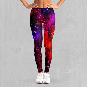 Electric Galaxy Leggings - Azimuth Clothing