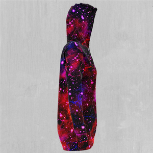 Electric Galaxy Hoodie Dress