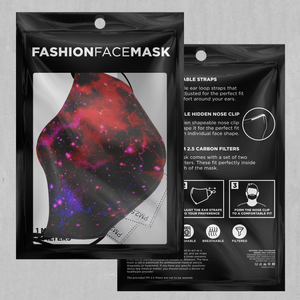Electric Galaxy Face Mask - Azimuth Clothing