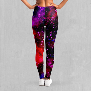 Electric Galaxy Leggings - Azimuth Clothing