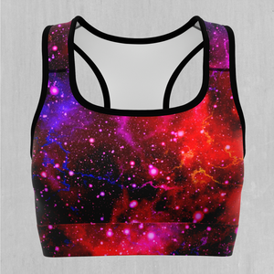 Electric Galaxy Sports Bra