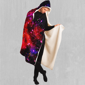 Electric Galaxy Hooded Blanket - Azimuth Clothing