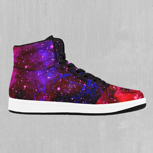 Electric Galaxy High Top Sneakers