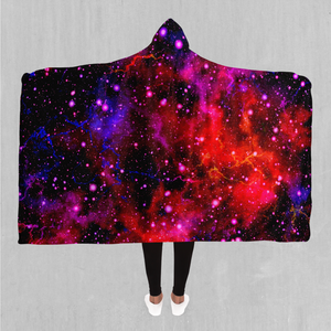 Electric Galaxy Hooded Blanket - Azimuth Clothing