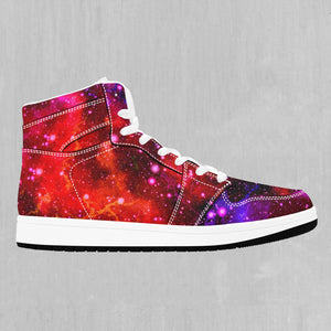 Electric Galaxy High Top Sneakers