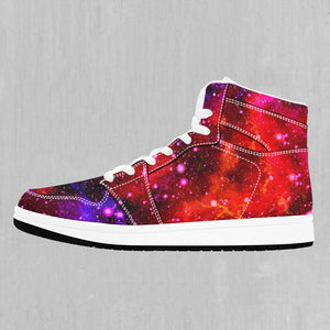 Electric Galaxy High Top Sneakers