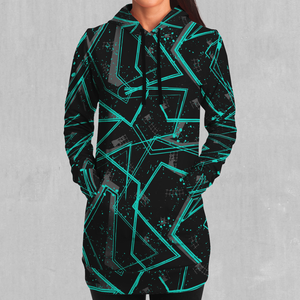 Electrostatic Hoodie Dress