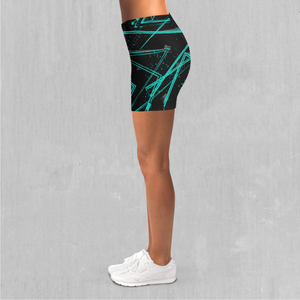Electrostatic Yoga Shorts