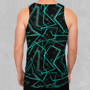 Electrostatic Men's Tank Top - Azimuth Clothing