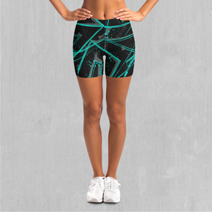 Electrostatic Yoga Shorts