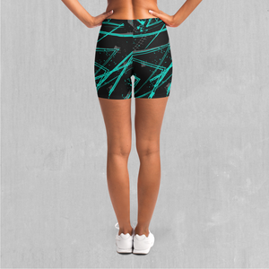 Electrostatic Yoga Shorts