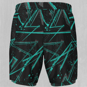 Electrostatic Men's 2 in 1 Shorts