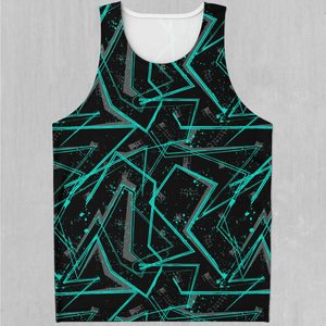 Electrostatic Men's Tank Top - Azimuth Clothing