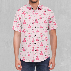 Flamingo Button Down Shirt