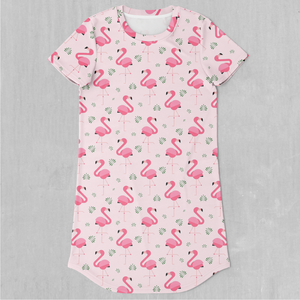 Flamingo T-Shirt Dress