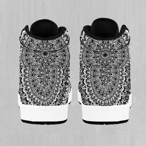 Floral Mandala High Top Sneakers