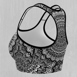 Floral Mandala Sports Bra