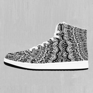 Floral Mandala High Top Sneakers