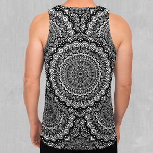 Floral Mandala Men's Tank Top - Azimuth Clothing