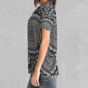Floral Mandala Tee - Azimuth Clothing