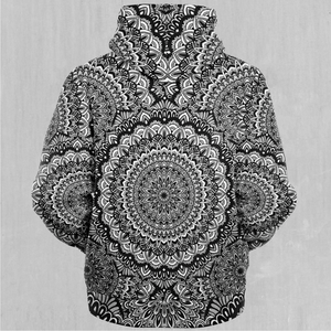 Floral Mandala Sherpa Hoodie