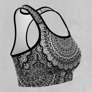 Floral Mandala Sports Bra