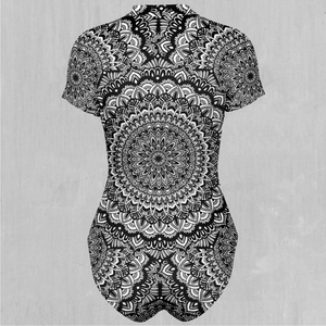 Floral Mandala Short Sleeve Bodysuit