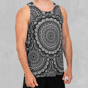 Floral Mandala Men's Tank Top - Azimuth Clothing
