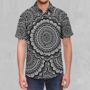 Floral Mandala Button Down Shirt