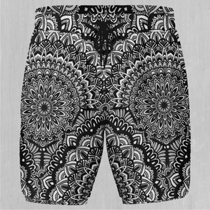 Floral Mandala Men's 2 in 1 Shorts