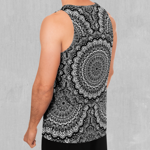 Floral Mandala Men's Tank Top - Azimuth Clothing