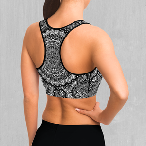 Floral Mandala Sports Bra
