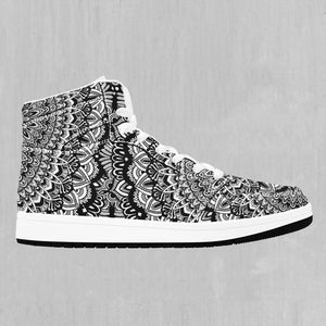 Floral Mandala High Top Sneakers