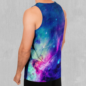 Frost Nebula Men's Tank Top - Azimuth Clothing