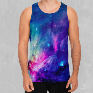 Frost Nebula Men's Tank Top - Azimuth Clothing