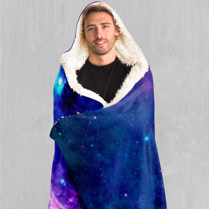 Frost Nebula Hooded Blanket