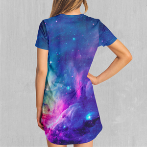 Frost Nebula T-Shirt Dress