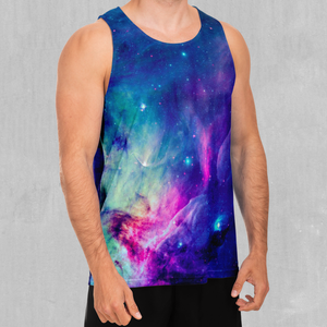 Frost Nebula Men's Tank Top - Azimuth Clothing