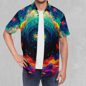 Galactic Eye Button Down Shirt