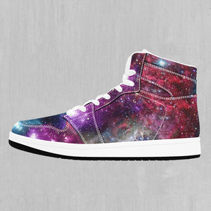 Galaxies Collide High Top Sneakers