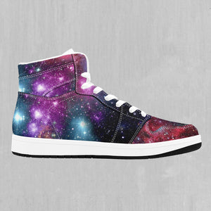 Galaxies Collide High Top Sneakers