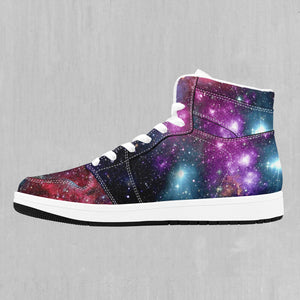 Galaxies Collide High Top Sneakers
