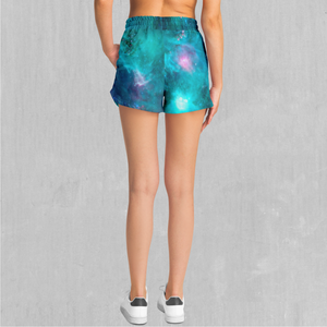 Galaxy Aurora Women's Shorts
