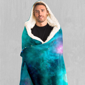 Galaxy Aurora Hooded Blanket - Azimuth Clothing