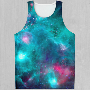 Galaxy Aurora Men's Tank Top - Azimuth Clothing