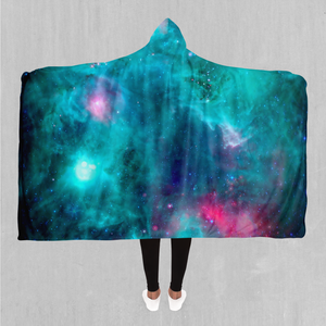 Galaxy Aurora Hooded Blanket - Azimuth Clothing