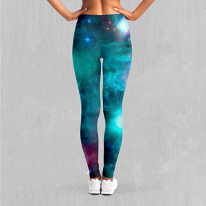 Galaxy Aurora Leggings - Azimuth Clothing