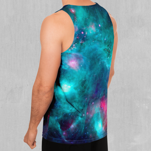 Galaxy Aurora Men's Tank Top - Azimuth Clothing